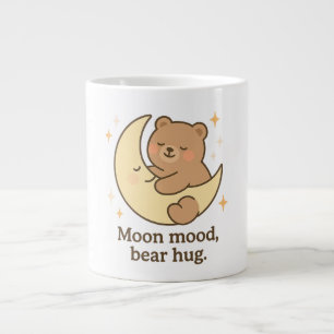 Moon Mood Bear Hug Tasse Niedlich Gemütliches ästh