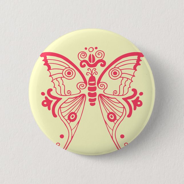 Moon Moth Button (Vorderseite)