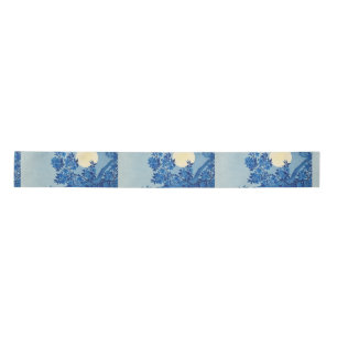 Moon Night Abend Tree Blue Moonlit Satinband