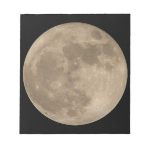 Moon Notepad Full Moon Notepads Fun Moon Geschenke Notizblock
