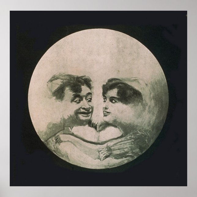 Moon Optical Illusion Poster (Vorne)