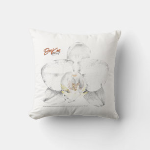 Moon Orchid Throw Kissen