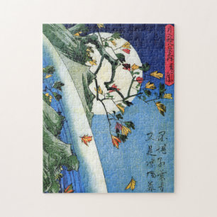 Moon over a Waterfall, Hiroshige, Ukiyo-e Puzzle
