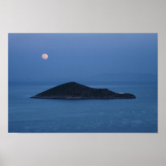 Moon Over Agia Kyriaki Poster