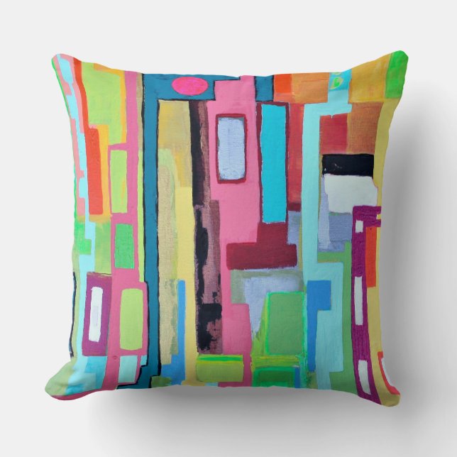 Moon Over Miami 20 x 20 Poly Throw Kissen (Vorderseite)
