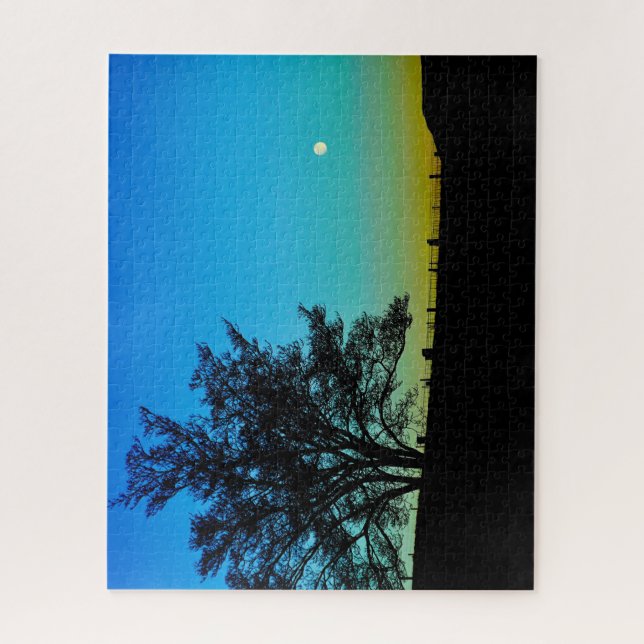 Moon Over Rockbridge County Farm Puzzle (Vertikal)