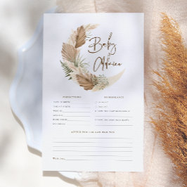 Moon Palm & Pampas Baby Predication & Advisor Game