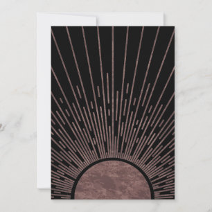 Moon Phase Arch Abstract Sun and Sun Rays Set, 1/6 Einladung