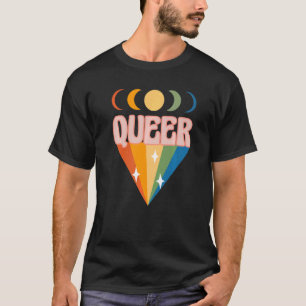 Moon Phase Lgbt Gay Pride Que T-Shirt