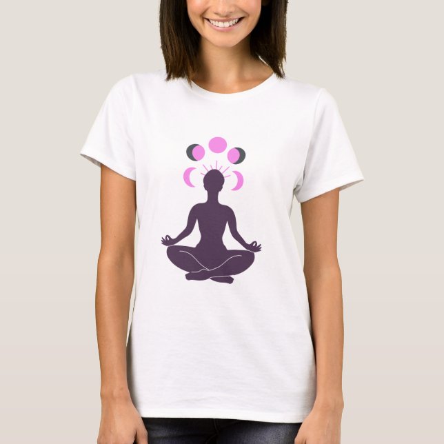 Moon Phase Zen T-Shirt (Vorderseite)