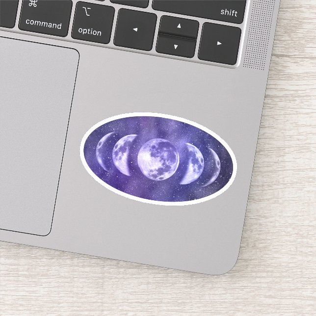 Moon Phases Boho Lunar Aufkleber (Detail)
