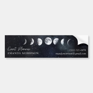 Moon Phases Celestial Event Planner Sticke Autoaufkleber