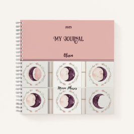 Moon Phases Journal und Sketchbook Notizbuch
