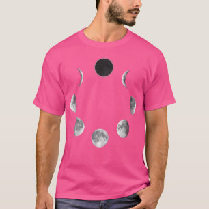 Moon Phases Lunar Kalender Astronomie Binoculars A T-Shirt