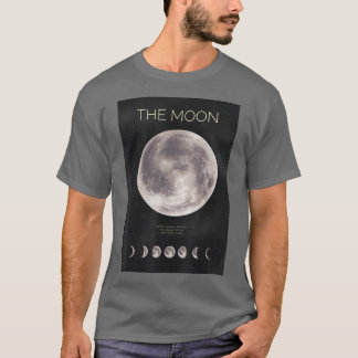 Moon Phases Night Graphic T - Shirt