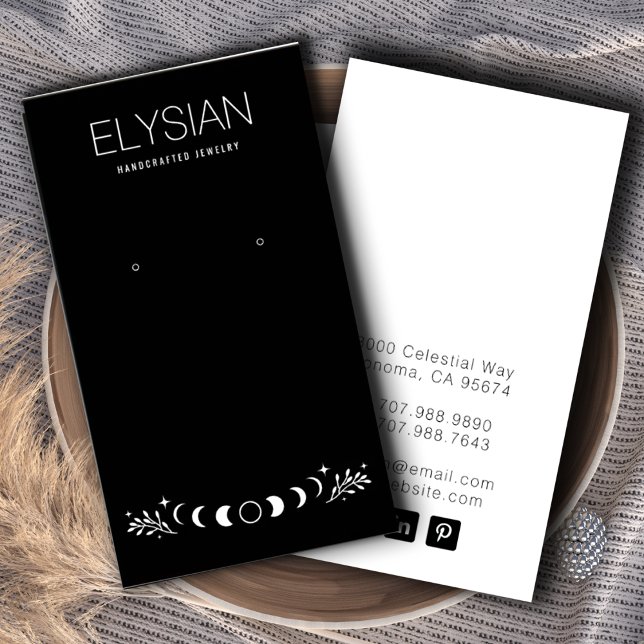 Moon Phases Zodiac Earring Juwelierkarten (Von Creator hochgeladen)