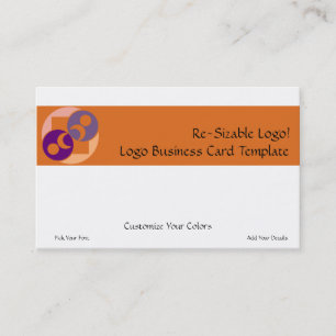 Moon Planet Logo Visitenkarte