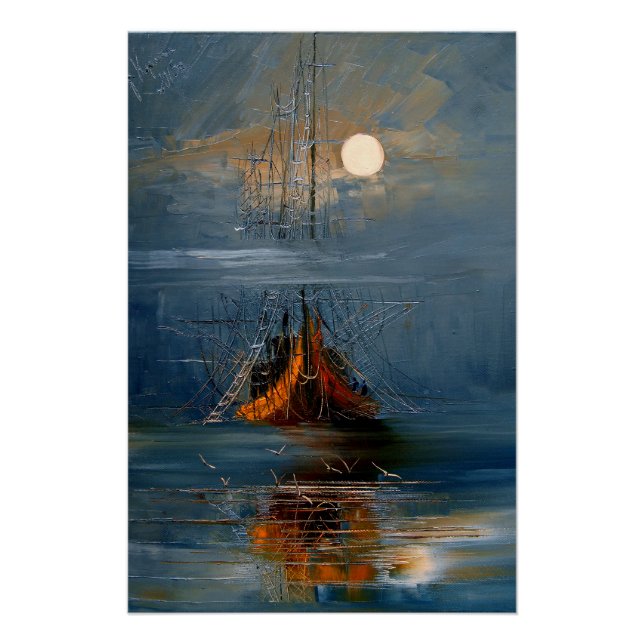 Moon Poster (Vorderseite)