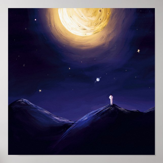 Moon Poster (Vorne)