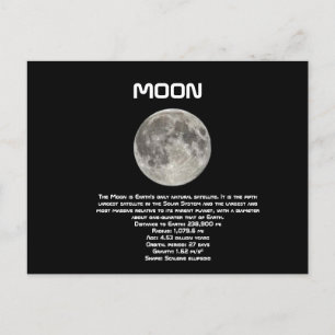 Moon Postkarte