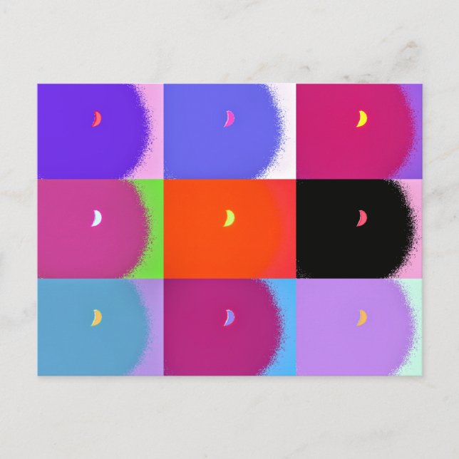 MOON POSTKARTE (Vorderseite)
