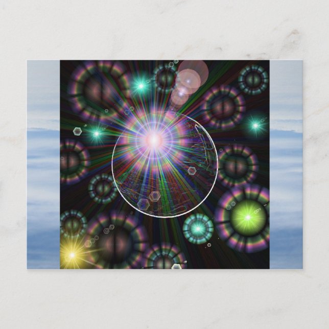 Moon Postkarte (Vorderseite)