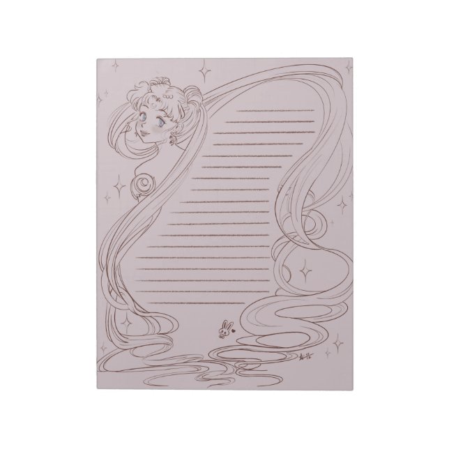 Moon Princess Serenity Notepad Notizblock (Rotiert)