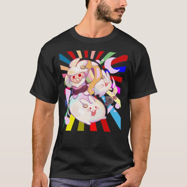 moon rabbit cookie run kingdom almond For strawber T-Shirt (Vorderseite)