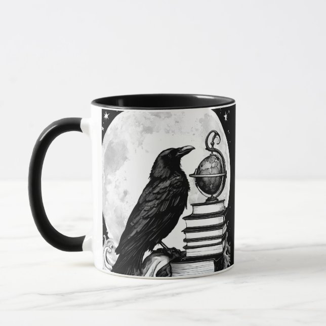 Moon Raven Tasse (Links)