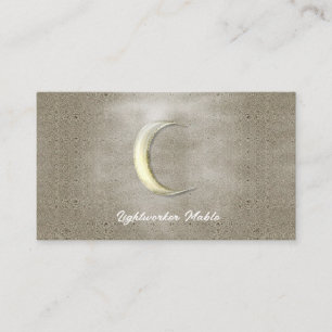 Moon, Reiki, Spirituelle, Wasserfarben Visitenkart Visitenkarte