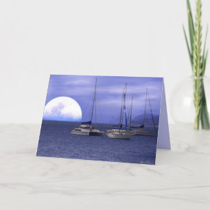 Moon River Father's Day Card with Verse Karte