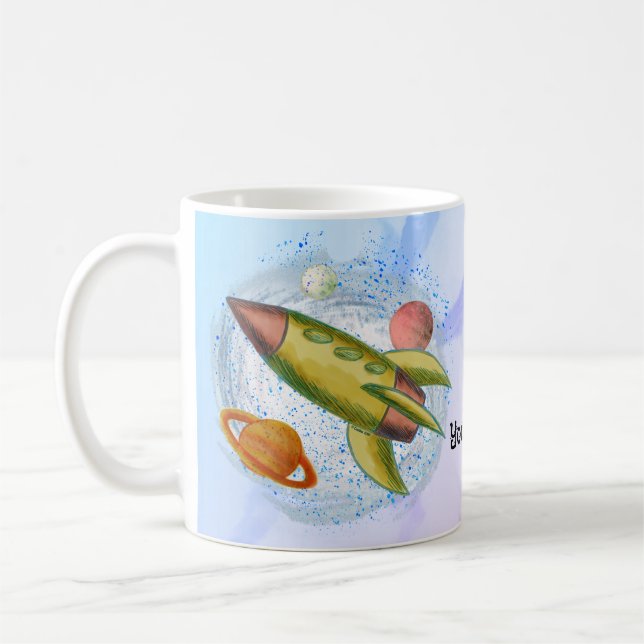 Moon Rocket Kaffeetasse (Links)