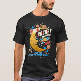 Moon Rocket Vintag Classic T - Shirt