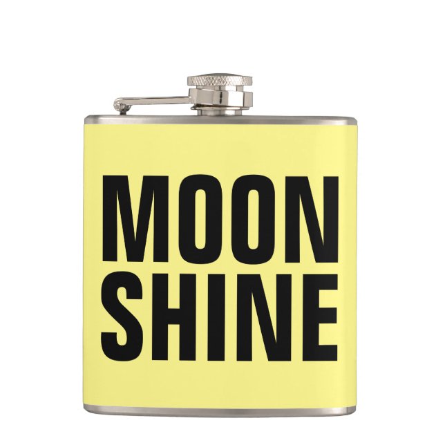 MOON SHINE FUNNY FLASK FLACHMANN (Vorderseite)