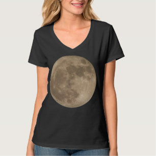 Moon Shirt Mond-Shirt-Vollmond-T - Shirt-Dame
