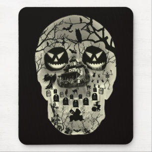 Moon Skull Mousepad