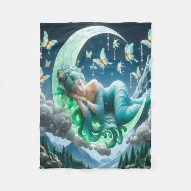 Moon Sleeper Fleece Blanket (Vorderseite)