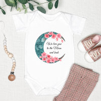 Moon Spring Blume Baby Kinderzimmer Poster