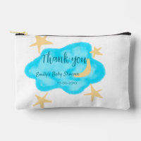 Moon Star Wolken Aquarell Babydusche geben Namen