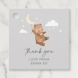 Moon Stars Bear Baby Dusche Geschenkanhänger