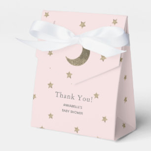 Moon & Stars Blush Pink Baby Dusche Geschenkboxen Geschenkschachtel