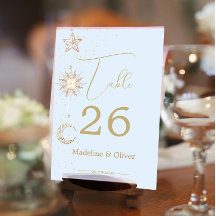 Moon Stars Celestial Sky Wedding Elegant