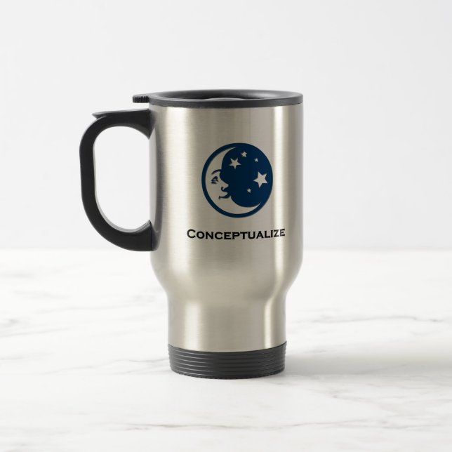 Moon Stars Conceptualize Reisebecher (Links)