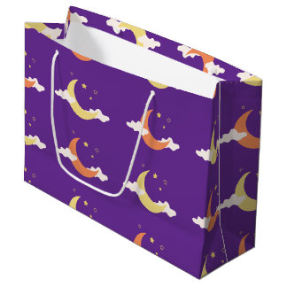Moon & Stars Große Geschenktasche Große Geschenktüte