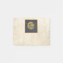 Moon & Stars - liebevolles Sprichwort Post-it Klebezettel