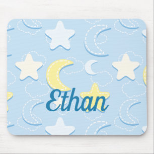 Moon & Stars Muster Mousepad