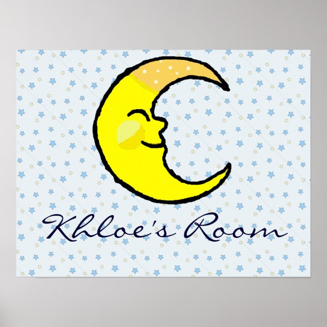Moon & Stars Poster (Vorne)