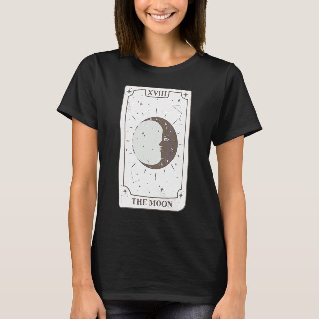 Moon Tarot Card Diese Tarot-Karte des wahren Monde T-Shirt (Vorderseite)