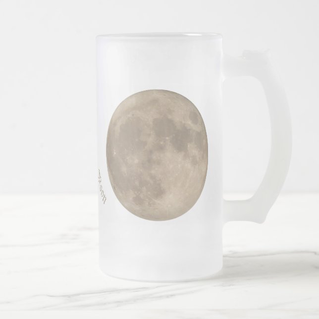 Moon Tasse Custom Vollmond Bierglas Moon Tasse (Rechts)