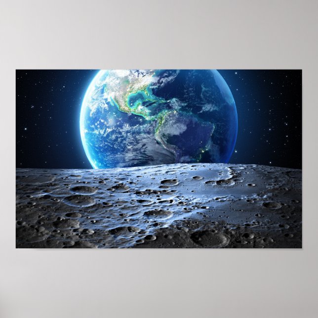 Moon to Earth - Poster (Vorne)